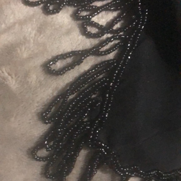 Size S June’s House of Fashion beaded silk top - Picture 10 of 12